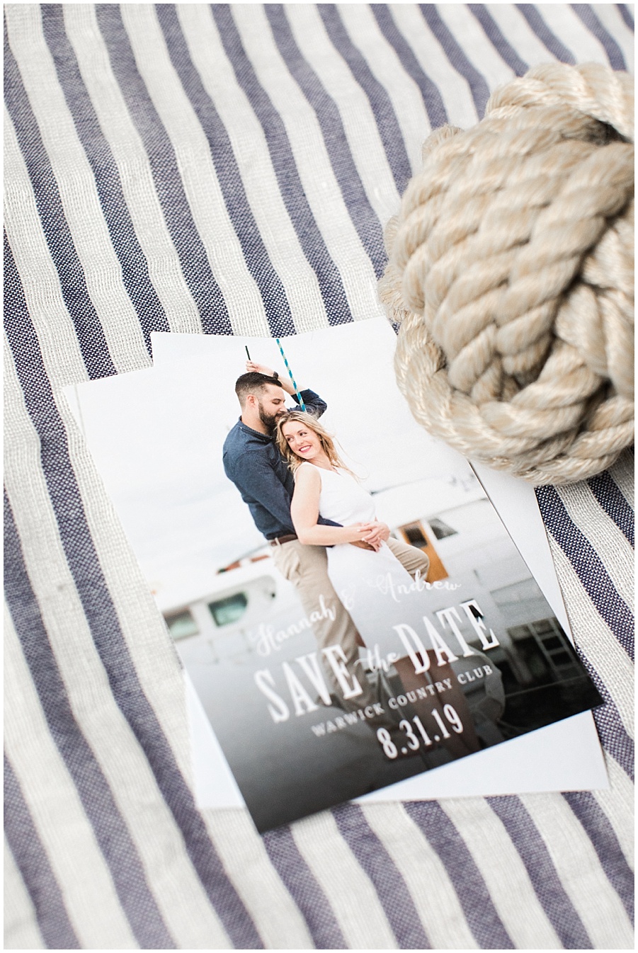 Nautical Save the Dates by Basic Invite 