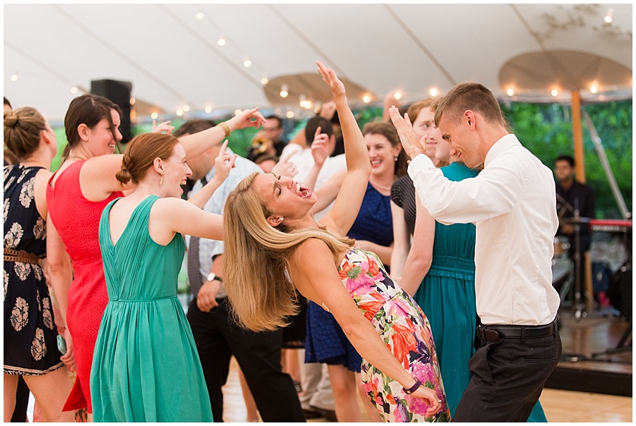 epic dance moves at wedding reception 