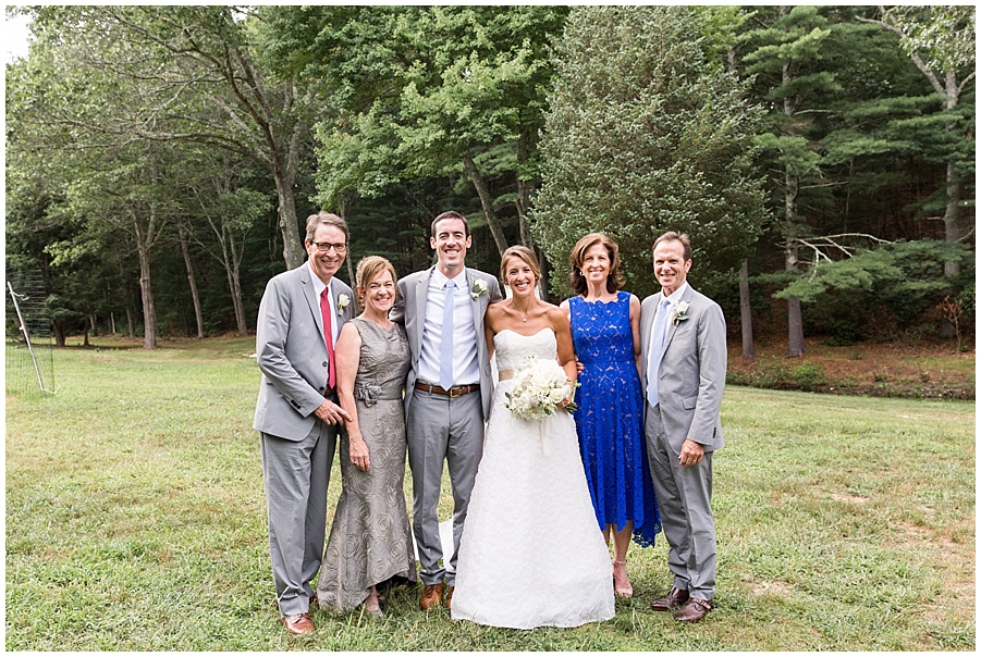 Family Wedding Photos at farm