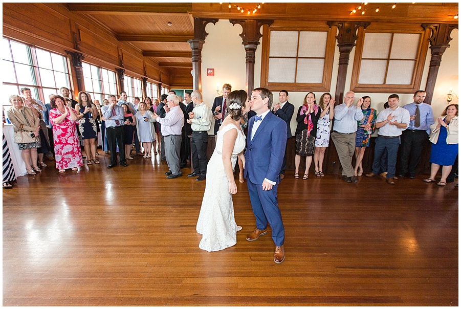 first dance at Kinney Bungalow wedding