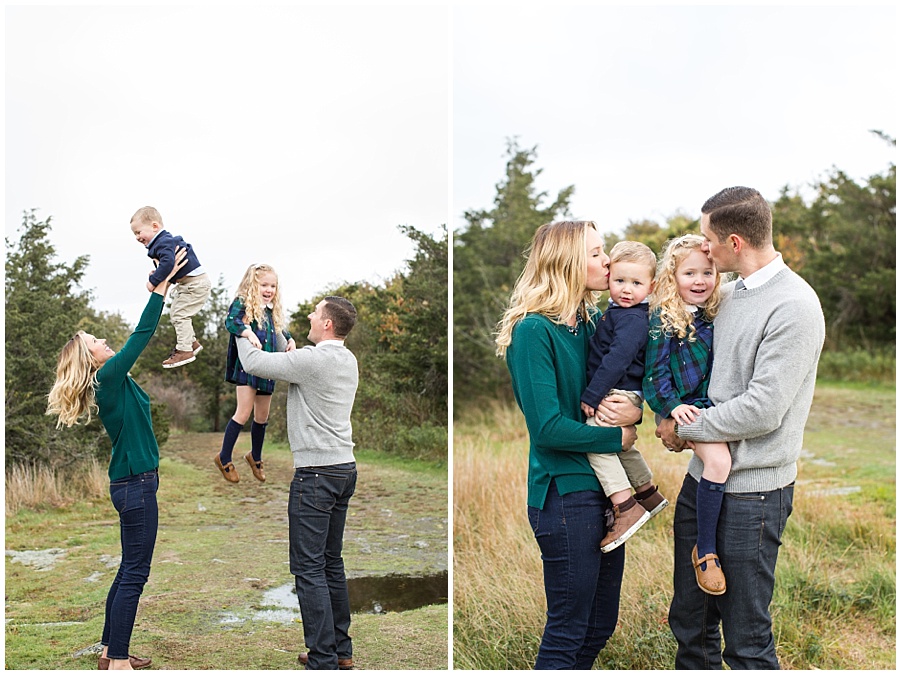 Family Photo Session at Castle Hill Lighthouse