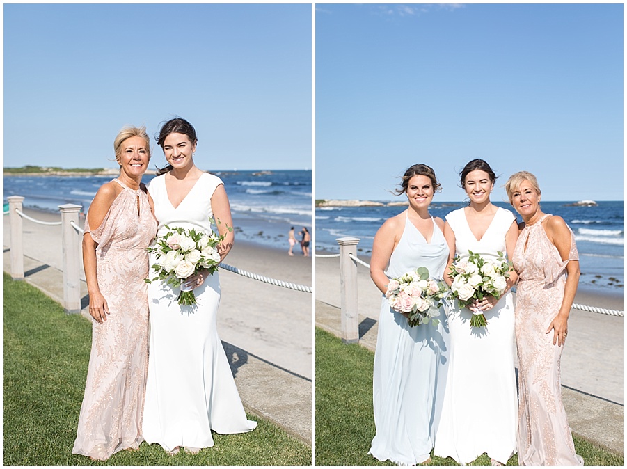 Narragansett Dunes Club bridesmaids by Maria Burton Photography