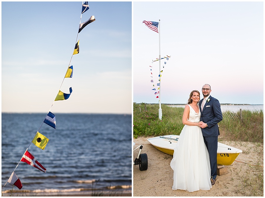 chequessett yacht club nautical inspired wedding