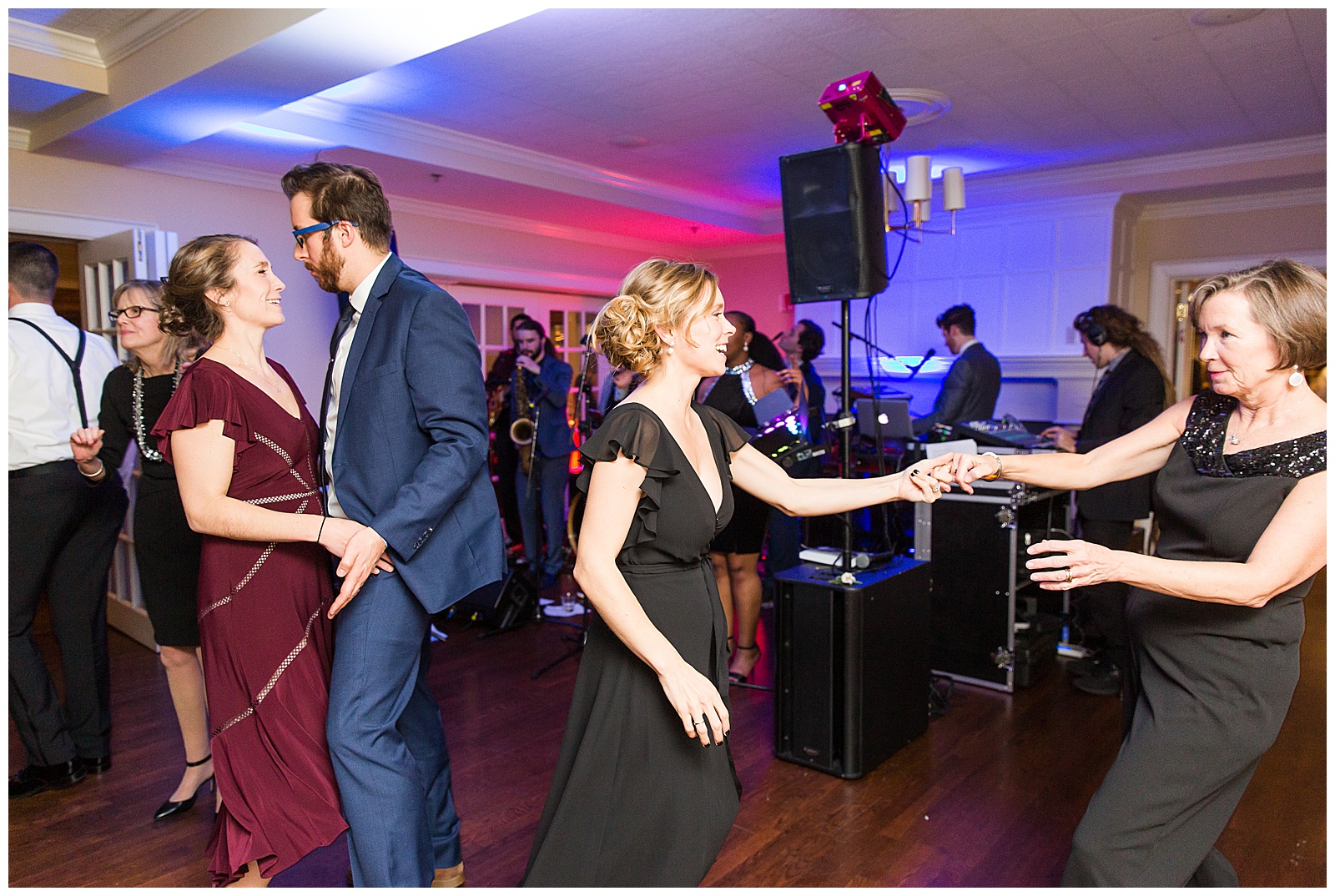 Guests dance the night away to Young Love and the Trills