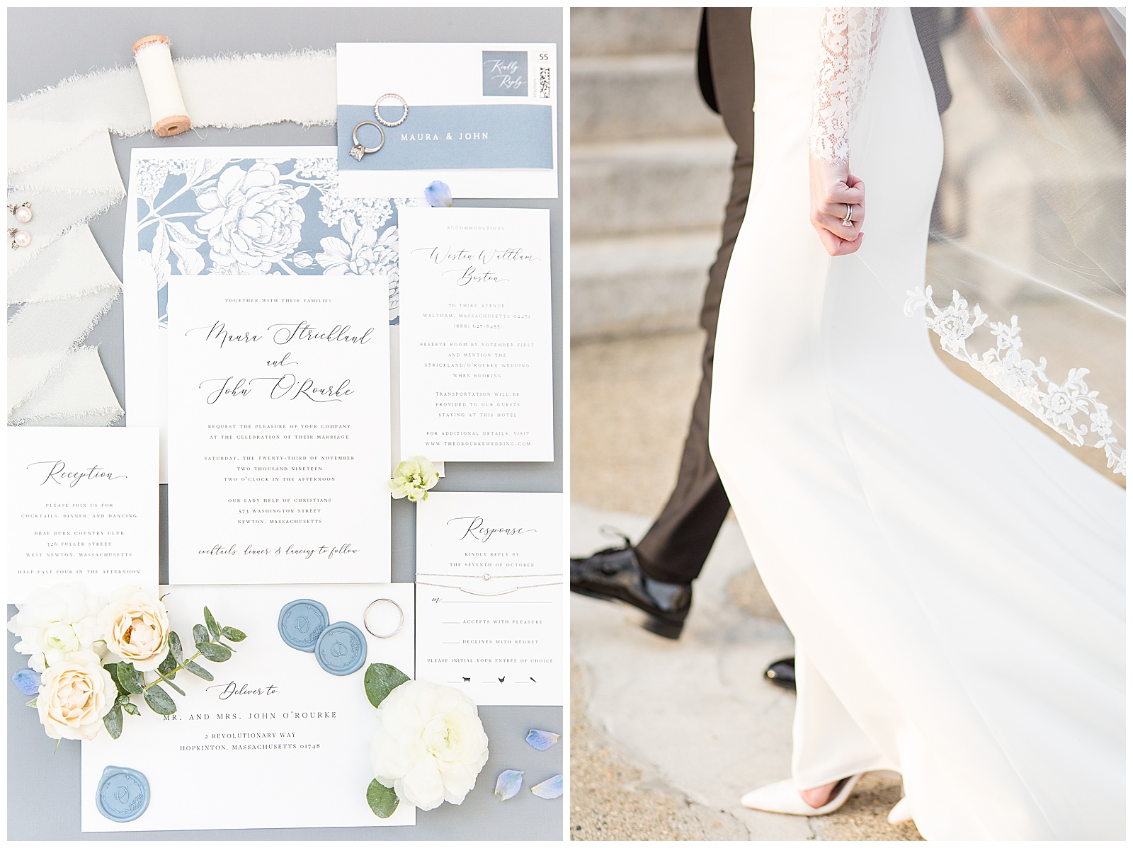 Invitation suite by Shine and designed by Jessica Hennessey Weddings