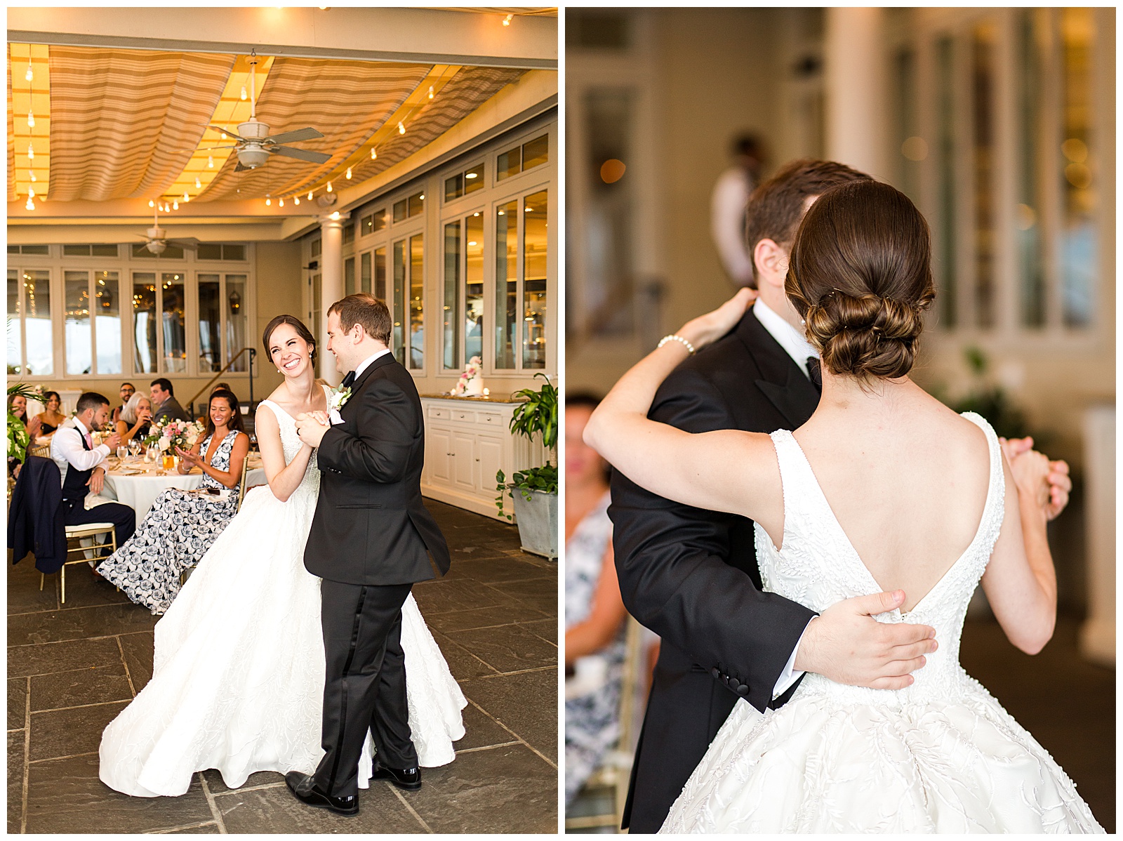 First dance at the Chanler wedding in Newport