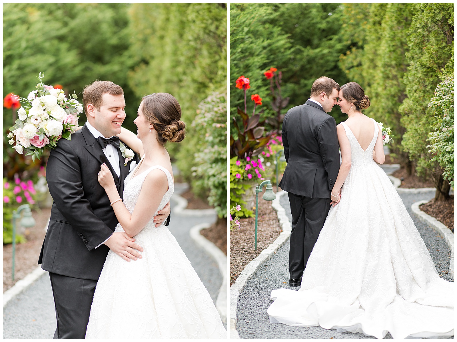 First look images at the Chanler gardens