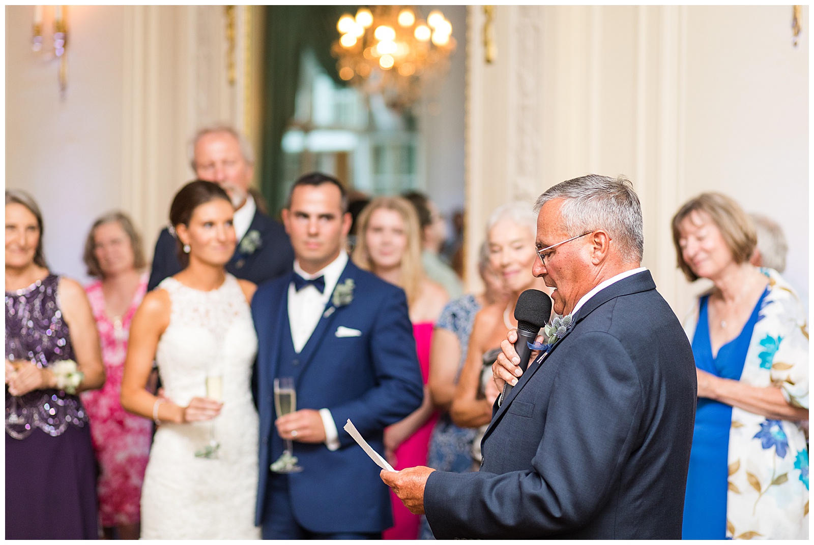 Toasts by the Father of the Groom at a Glen Manor Wedding 