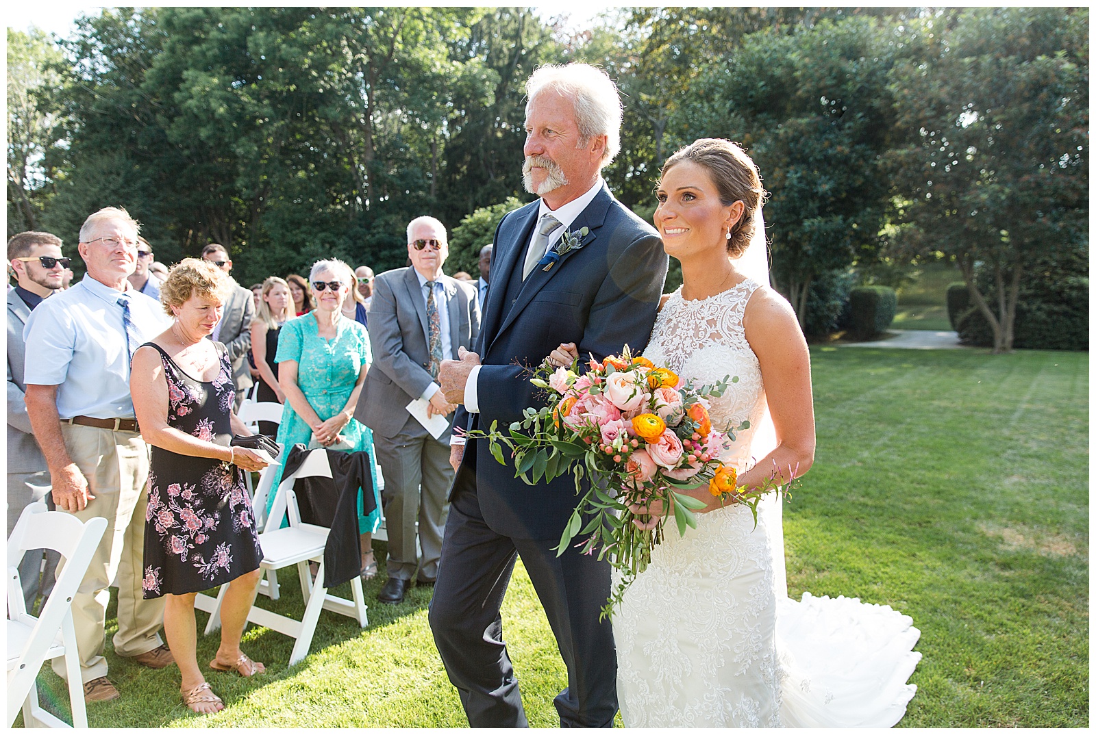 FOB walks his daughter down the aisle at Glen Manor