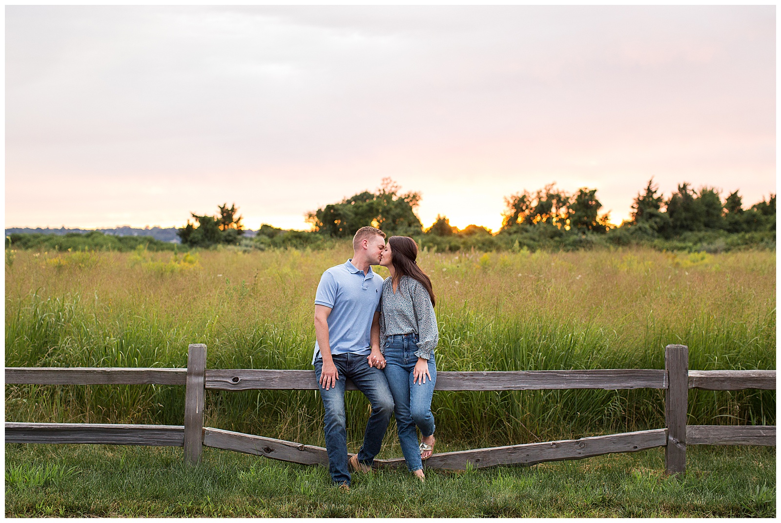 fall engagement session in rhode island