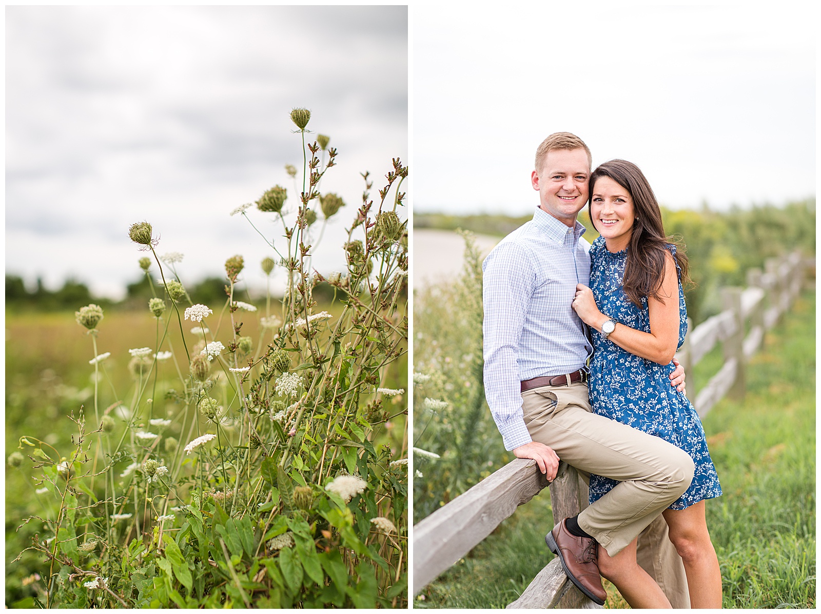 fall engagement photo session in Rhode Island