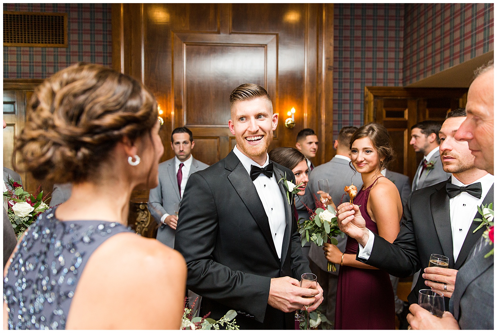 just married at Tupper Manor Boston wedding